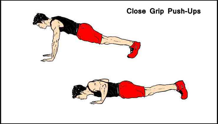 Close Grip Push-Ups