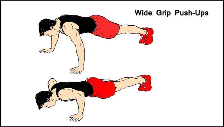 Wide Grip Push-ups