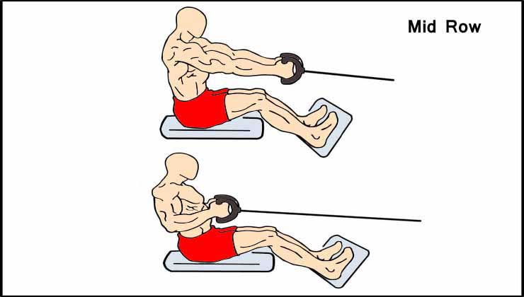 Back Workout For Men in Hindi T Bar Row Mid Row